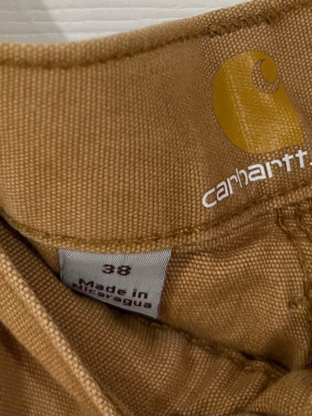 New Men's Work Carhartt,Shorts, Rugged Flex Rigby, Size 38 - Picture 2 of 7
